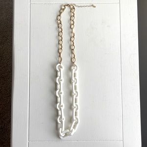 Acrylic White Chain Necklace